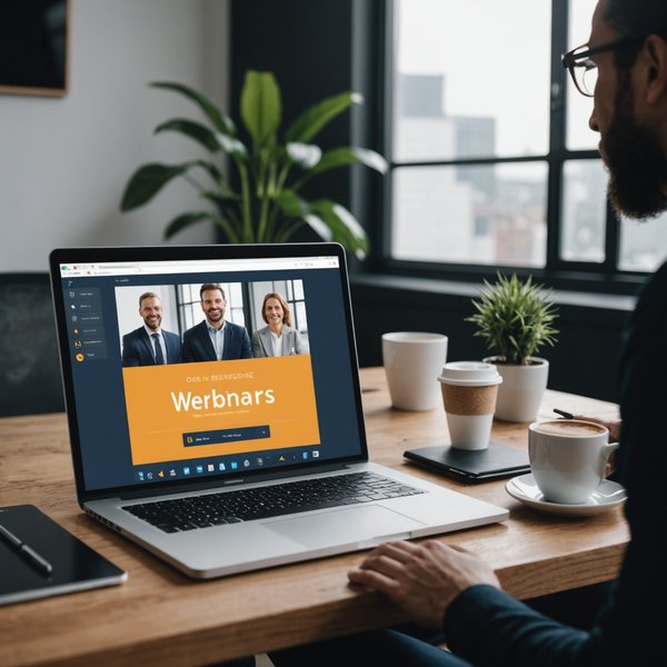 Quels sont les avantages de l'utilisation des webinaires pour une entreprise de formation en ligne?